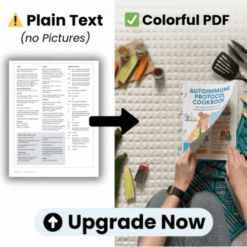 Upgrade To 1000+ Colorful Autoimmune Protocol Cookbook Notes